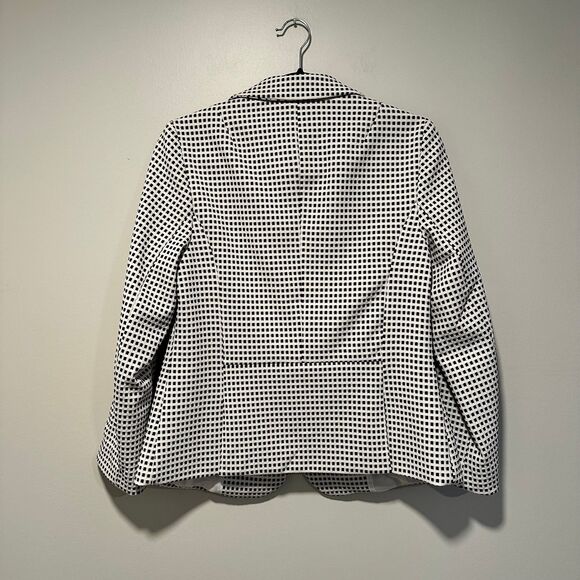Talbots Checked Single Button Blazer - M - Picture 3 of 4